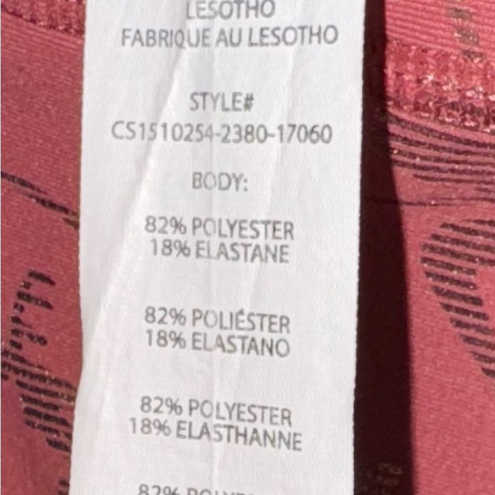 Floral Pink Leggings - Picture 5 of 5